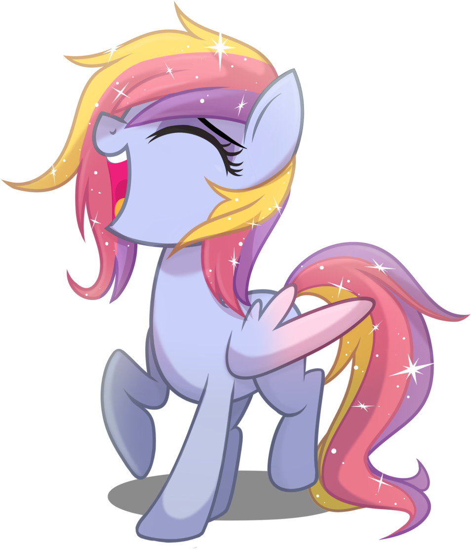 Mlp Glittering - Cloud Glitter Pony (1024x1214)