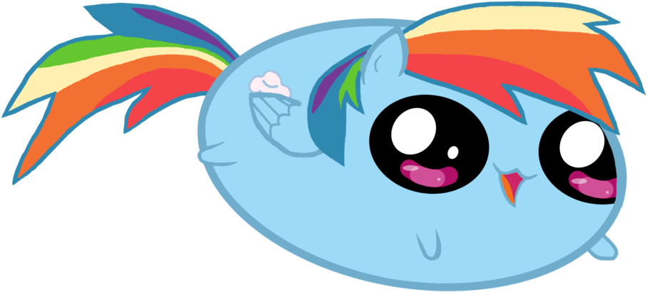 Chubby Rainbow Dash - Rainbow Dash (1024x683)