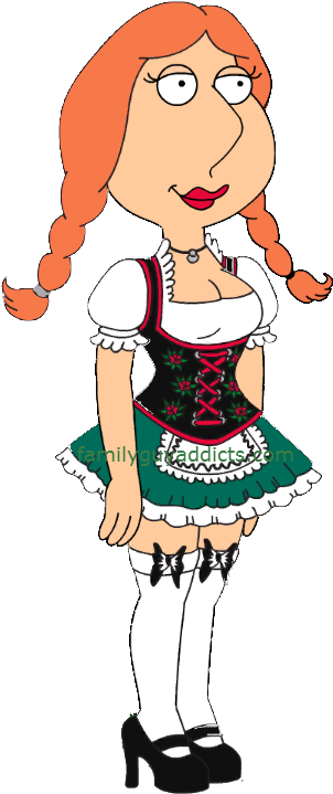 Bar Maiden Lois - Family Guy Lois Skirt (313x730)