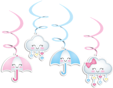 Enfeite Mobile Chuva De Amor Festcolor - Kit Festcolor Chuva De Amor (399x400)