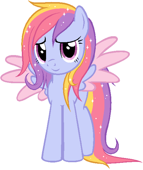 Glittering - Mlp Cloud Pony (478x568)