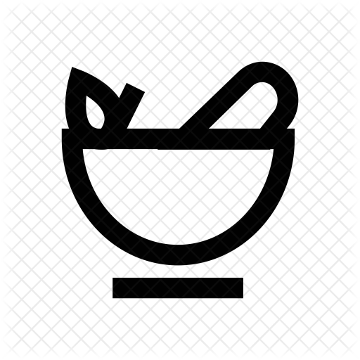 Bowl Icon - Mortar And Pestle (512x512)