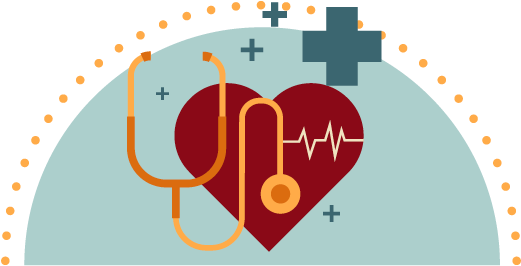 No Medical Or Drug Deductibles - Heart (550x400)