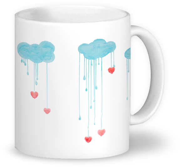 Caneca Love Rain De Fabiana Nunesna - Caneca Choque De Cultura (800x800)