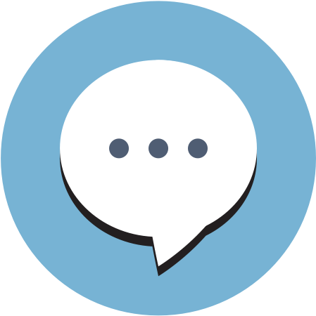Message Chat, Fill, Flat Icon - Icon (600x600)