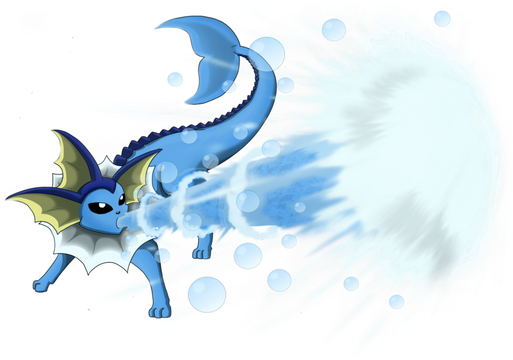 Vaporeon Used Hydro Pump Attack By Shinragod - Vaporeon Using Hydro Pump (1024x730)