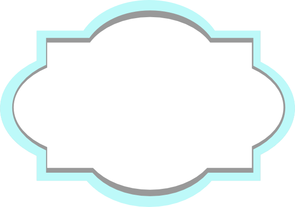 Blue And Grey Frame Svg Clip Arts 600 X 422 Px - Clip Art (600x422)