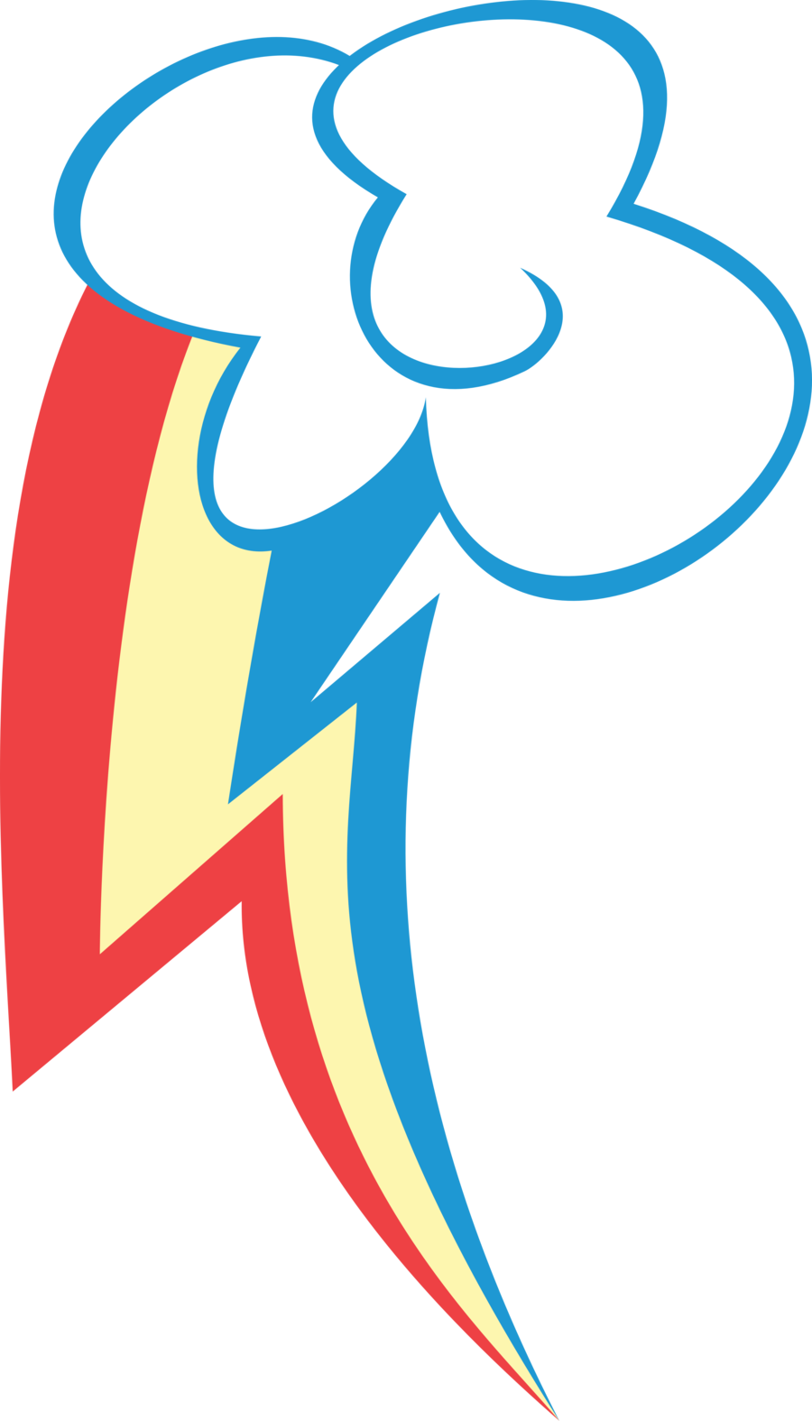 Rainbow Dash Cutie Mark By Lunabubble-ede96 - Rainbow Dash Cutie Mark (900x1575)