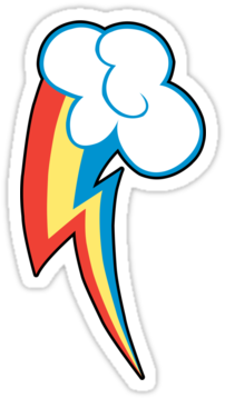 Rainbow Dash Cutie Mark Minecraft Rainbow Dash Dashing - Cutie Mark Of Rainbow Dash (375x360)