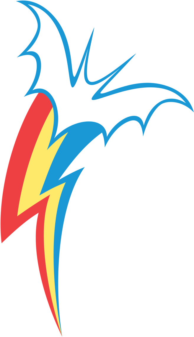 Rainbowbat Cutie Mark By Magister39 - Mlp Flutterbat Cutie Mark (692x1153)