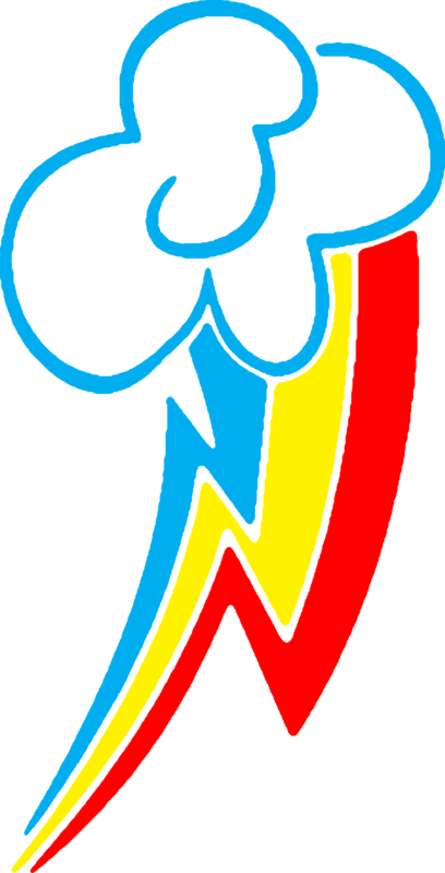 My Little Pony Rainbow Dash Cutie Mark - My Little Pony Rainbow Dash Cutie Mark (408x800)