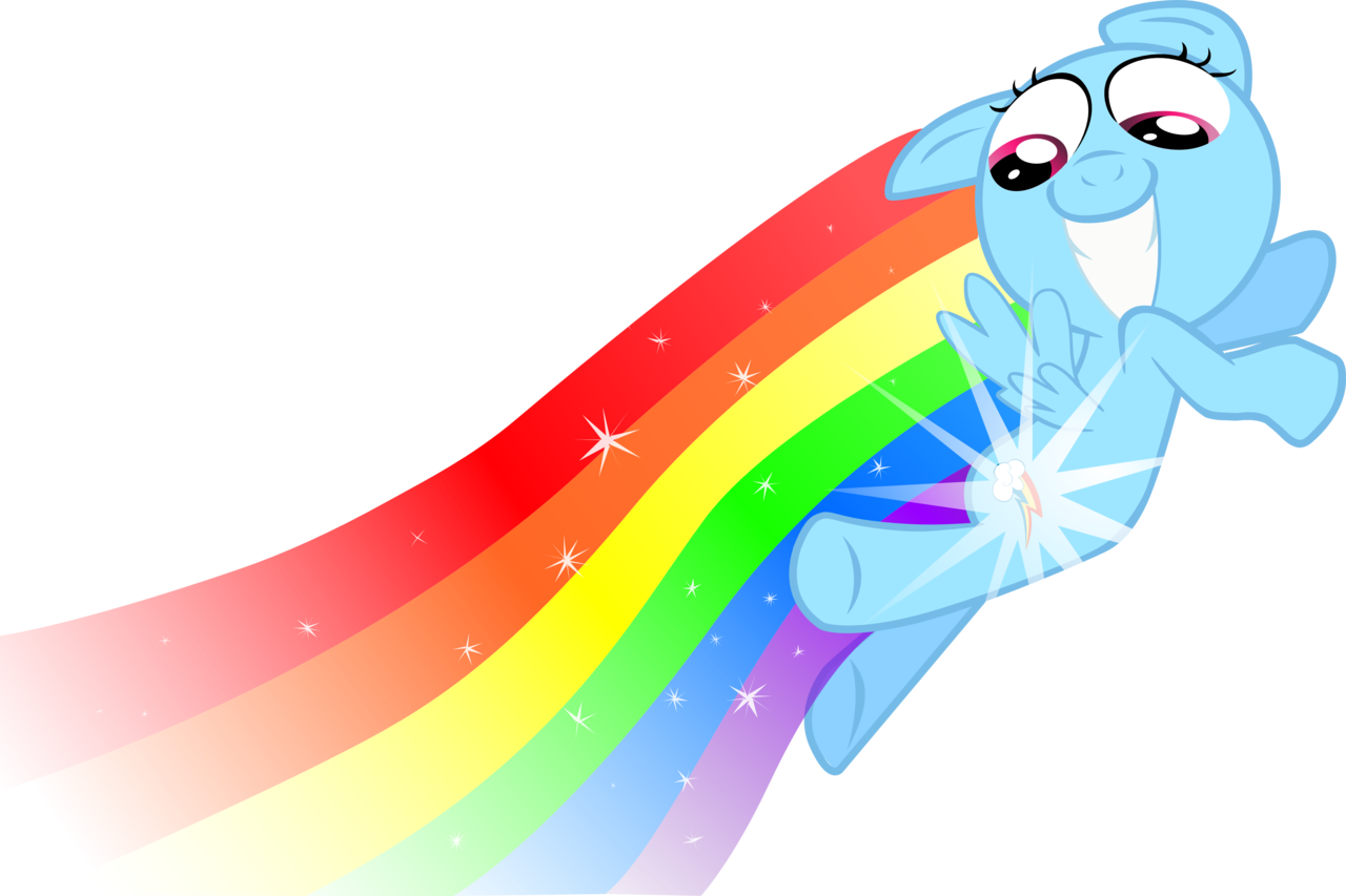 Rainbow Dash With Fluttershy's Cutie Mark S03e13 - Mlp Rainbow Dash Sonic Rainboom (1280x853)