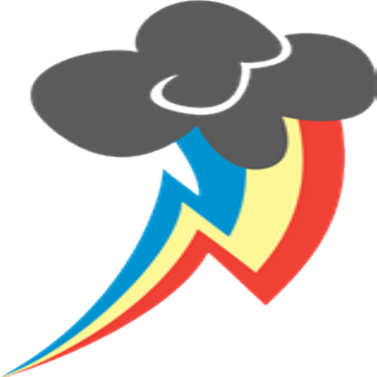 Super Rainbowdash Cutie Mark C - Graphic Design (420x420)
