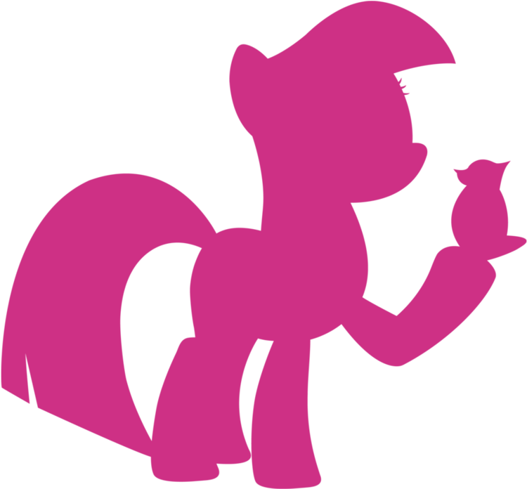 Rainbow Dash Cutie Mark Etsy - Silueta De My Little Pony (952x839)