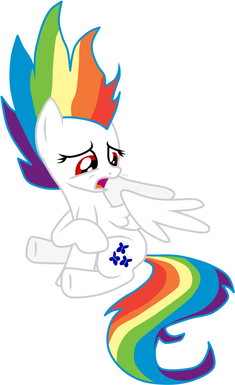 What My Cutie Mark Is Telling Me By Luuandherdraws - Rainbow Dash And Fluttershy Cutie Mark (1024x1407)