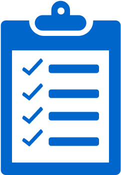 Audit To Iso 3834 / Iso 9001 Conformance - Checklist Icon Blue Transparent (400x400)