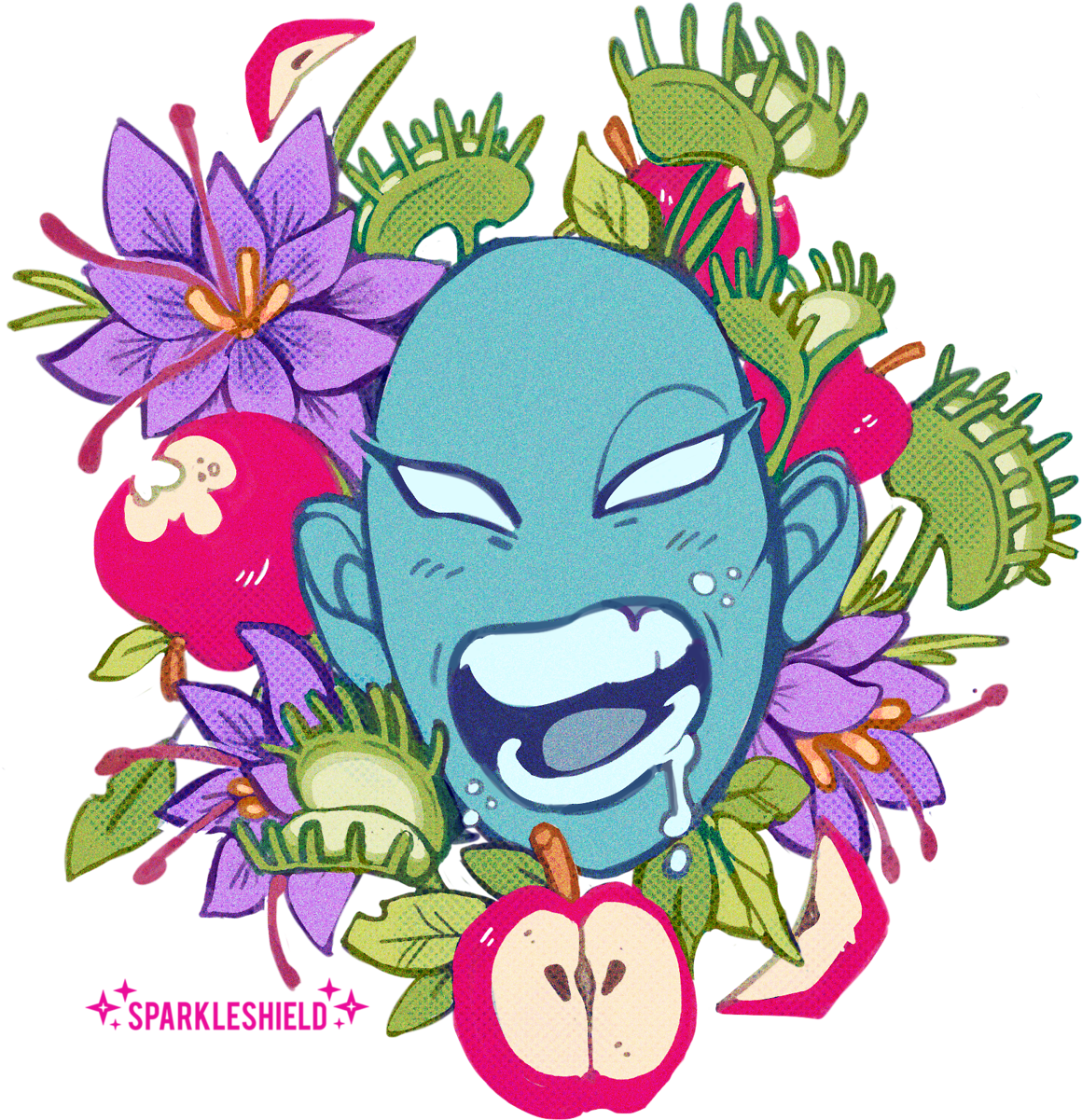 Gluttony - Sloth - Pride - Envy “posting My Favorites - Cartoon (1280x1280)