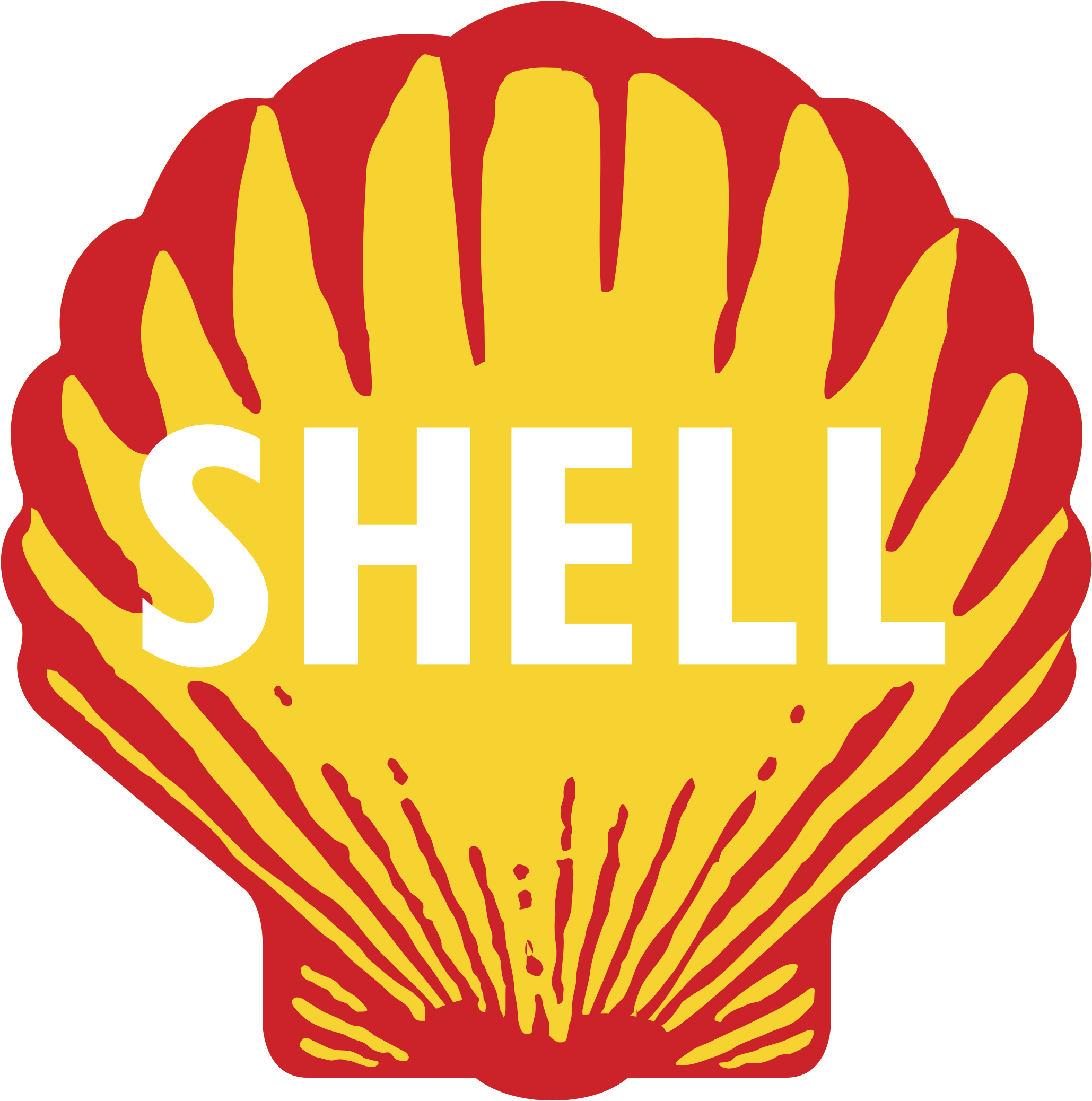 Shell Logo Black And White - Shell Logo (2400x2400)