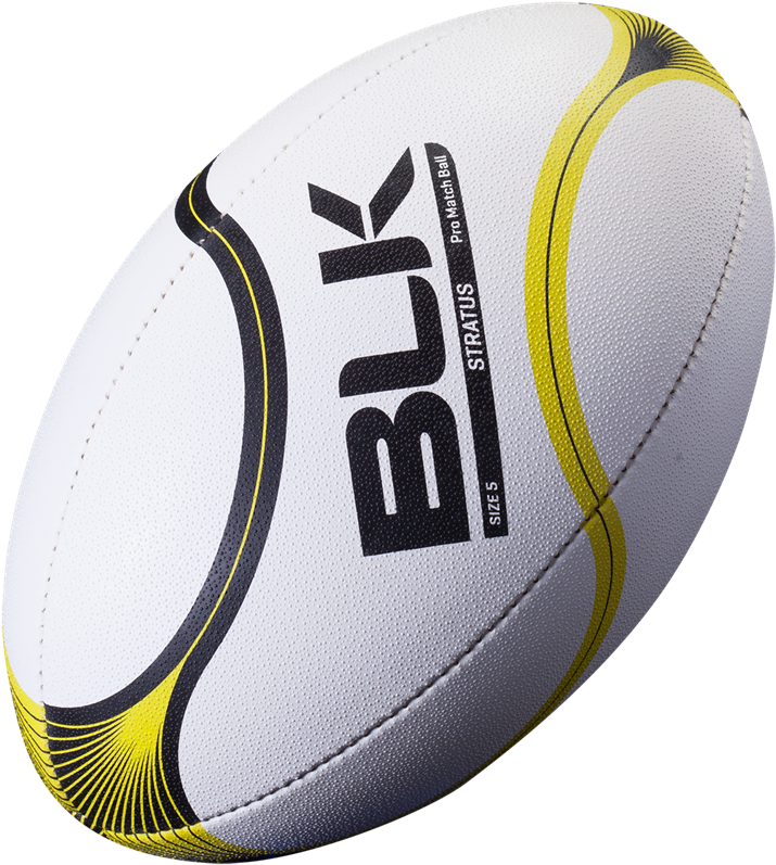 Blk Stratus Match Rugby Ball - Blk Versa Match Rugby Ball, White Black (855x855)