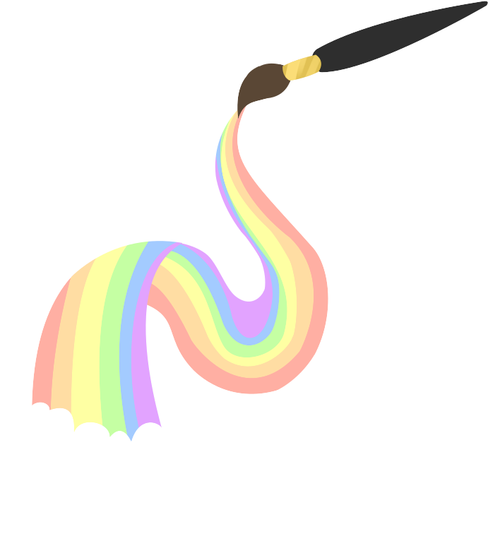 Sculpted Rainbow Cutiemark By Amethystinksplash - Rainbow Splash Cutie Mark (700x800)