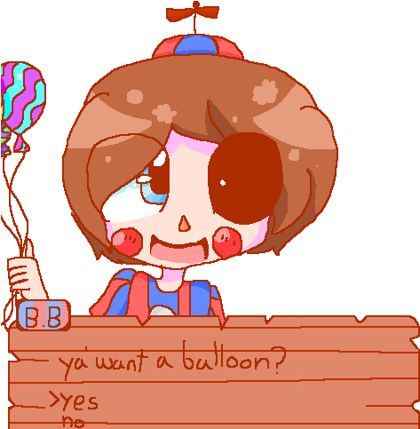 Balloon Boy's Little Speech By Kittikatkun - Illustration (500x500)