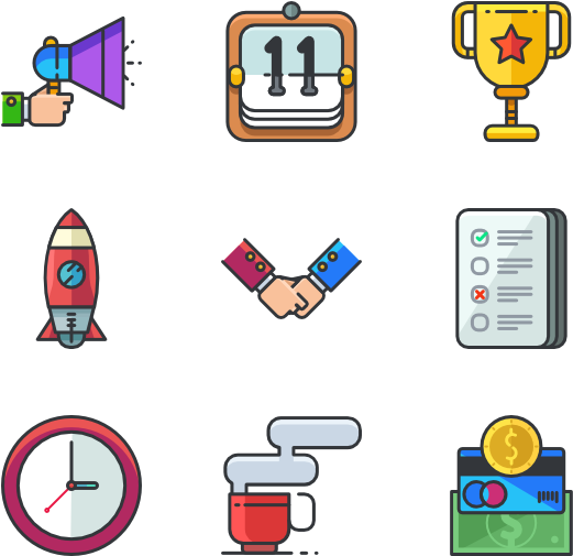 Business And Economic - Economics Icons (600x564)