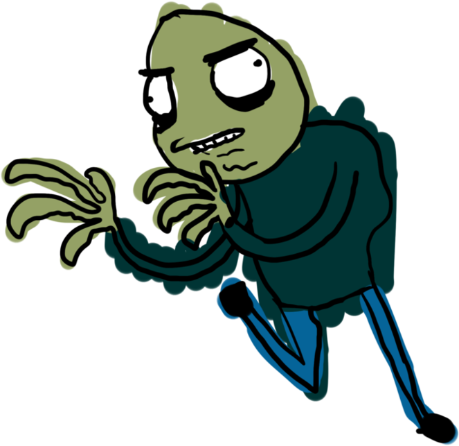 Ceeser Salad Fingers By Hanner2499 - Illustration (999x799)