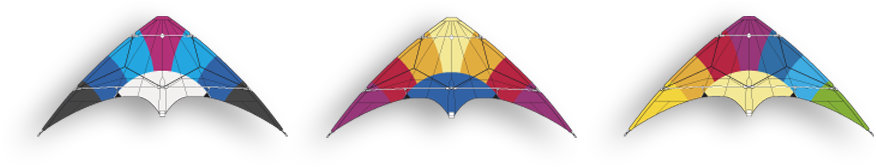 23116 Blauw - Geel - Rainbow - Kite (1000x703)