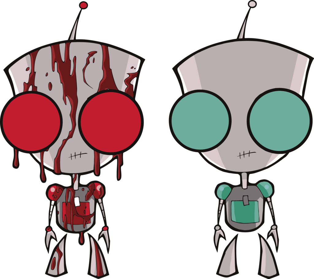 Bloody Gir By J5a4 Bloody Gir By J5a4 - Invader Zim Bloody Gir Fanart (1024x909)