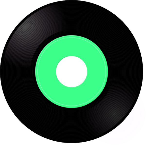 45 Record Album Vector Clip Clipart Panda Free Clipart - Record (600x596)