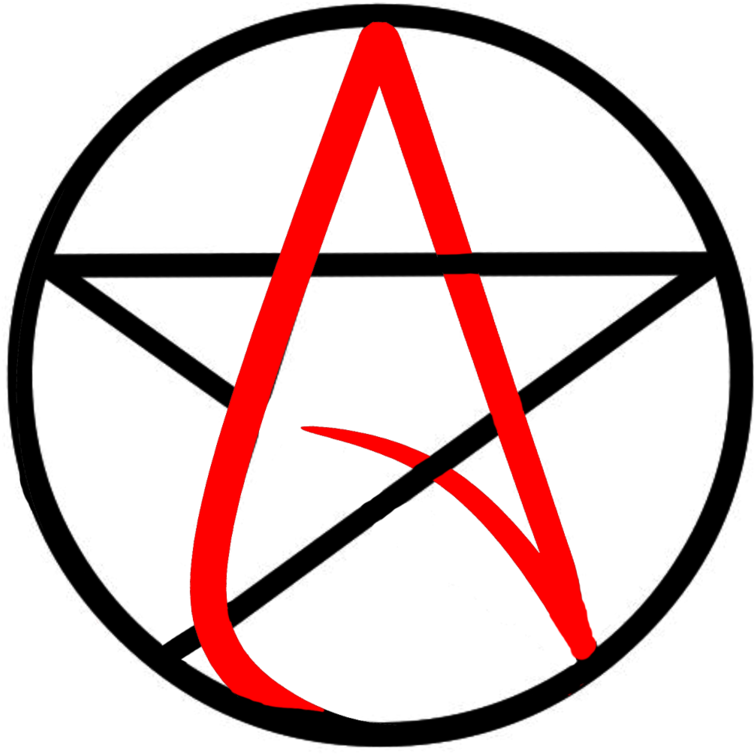 Satanism Clipart Atheist - Atheist Symbol Png (900x902)