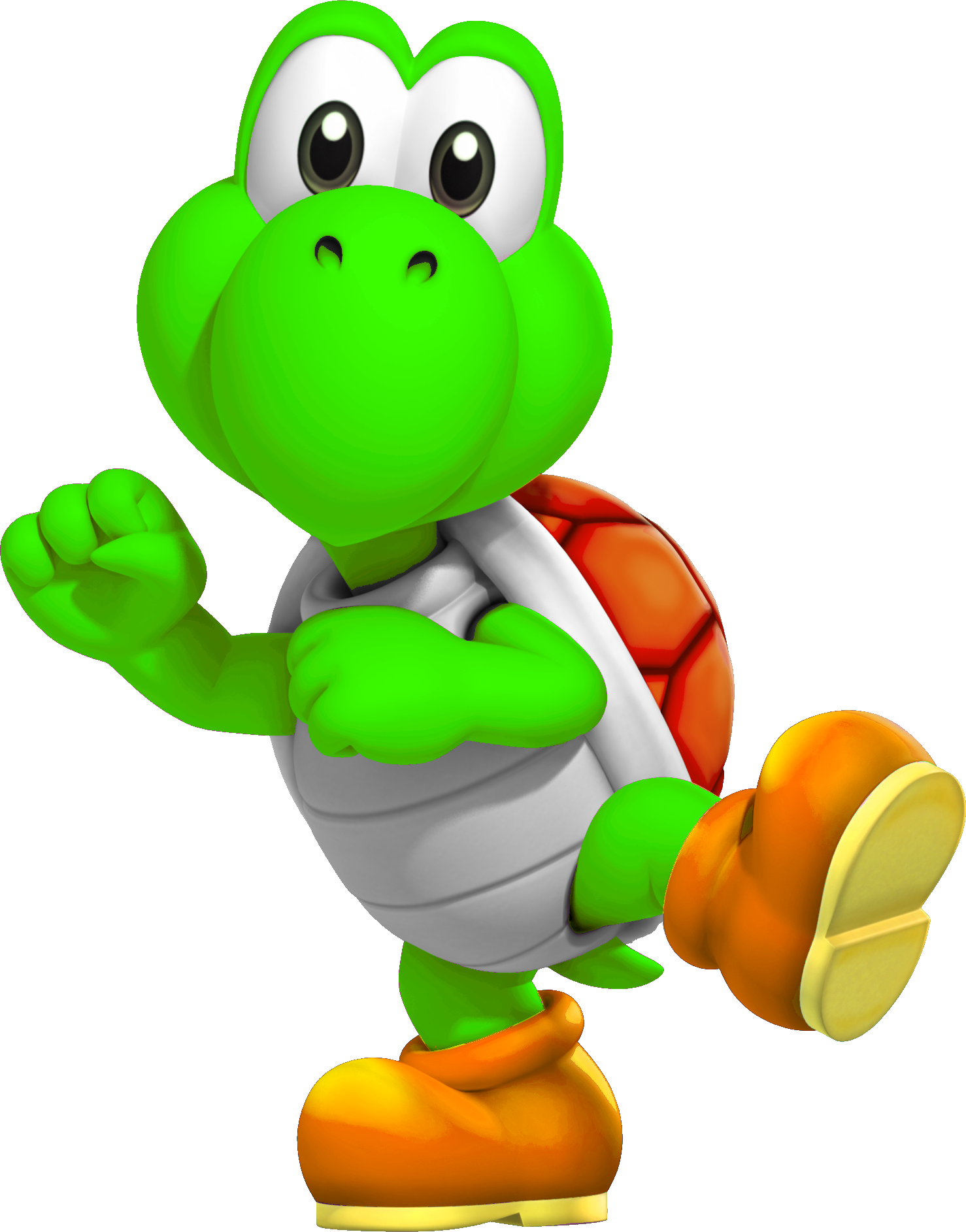 Yoshi Clipart Fantendo - Koopa Troopa And Yoshi (1478x1886)