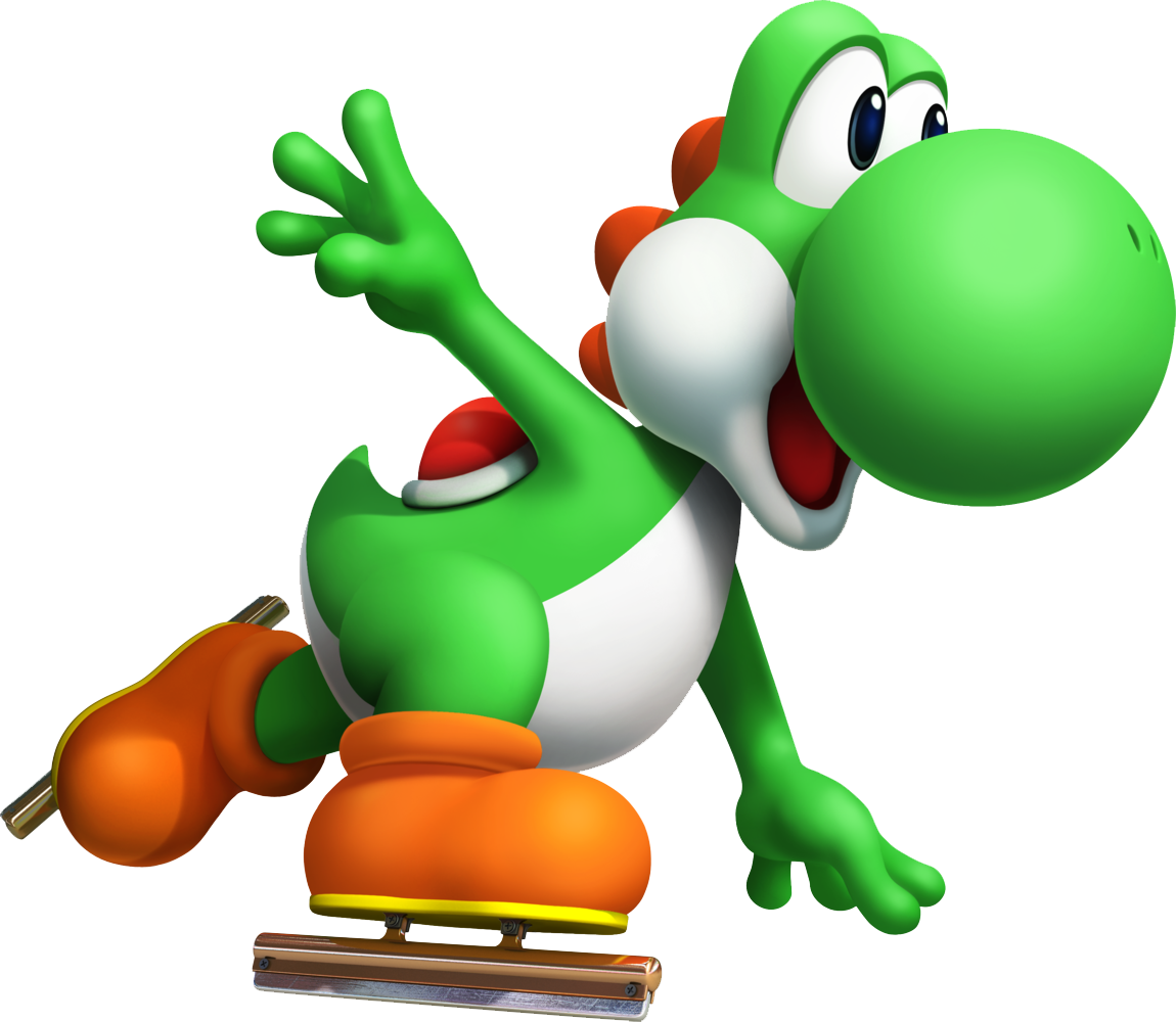 Yoshi Transparent Png - Mario And Sonic At The Olympic Winter Games Yoshi (1150x1000)