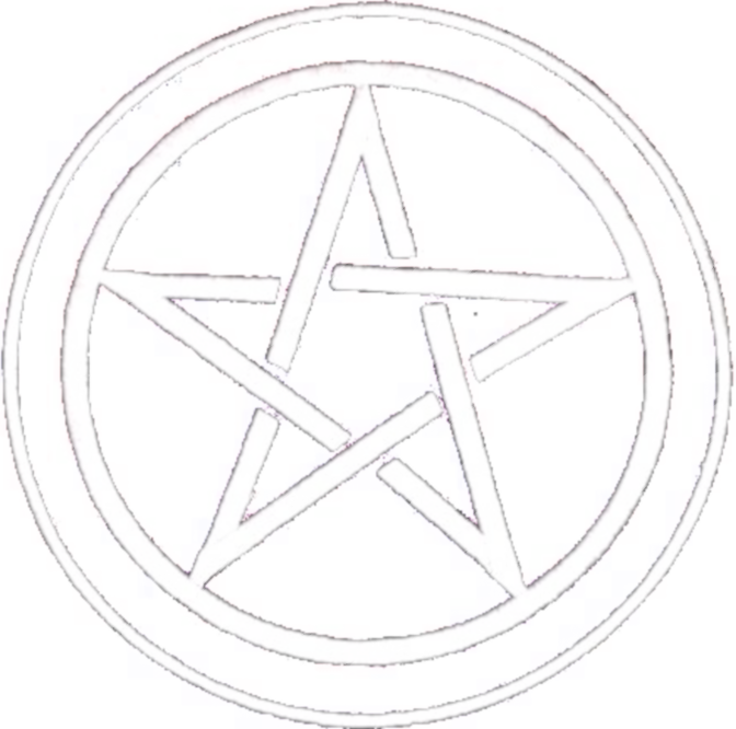 Pentacle Pentagram Star Transparent Background Stuff - Wiccan Pentacle (672x666)