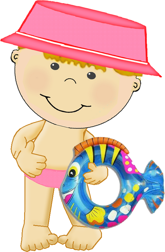 Praia * Piscina - Cartoon (658x852)