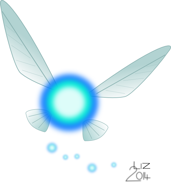 Zelda Clipart Navi - Navi Zelda Png (590x628)