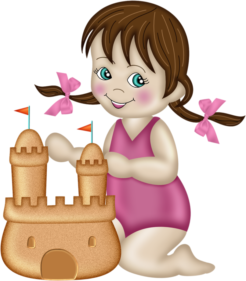 Praia * Piscina - Clip Art (876x1024)