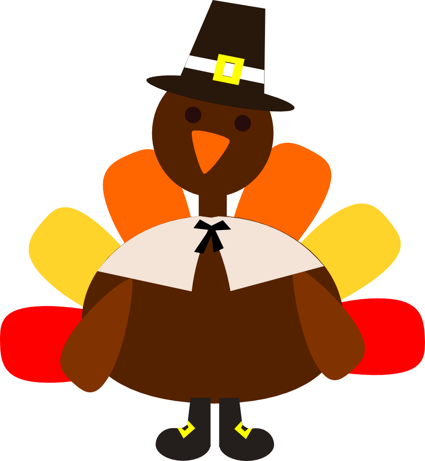 Cock, Chicken, Funny, Hat, Men, Thanksgiving Png - Turkey Cartoon Svg (866x940)