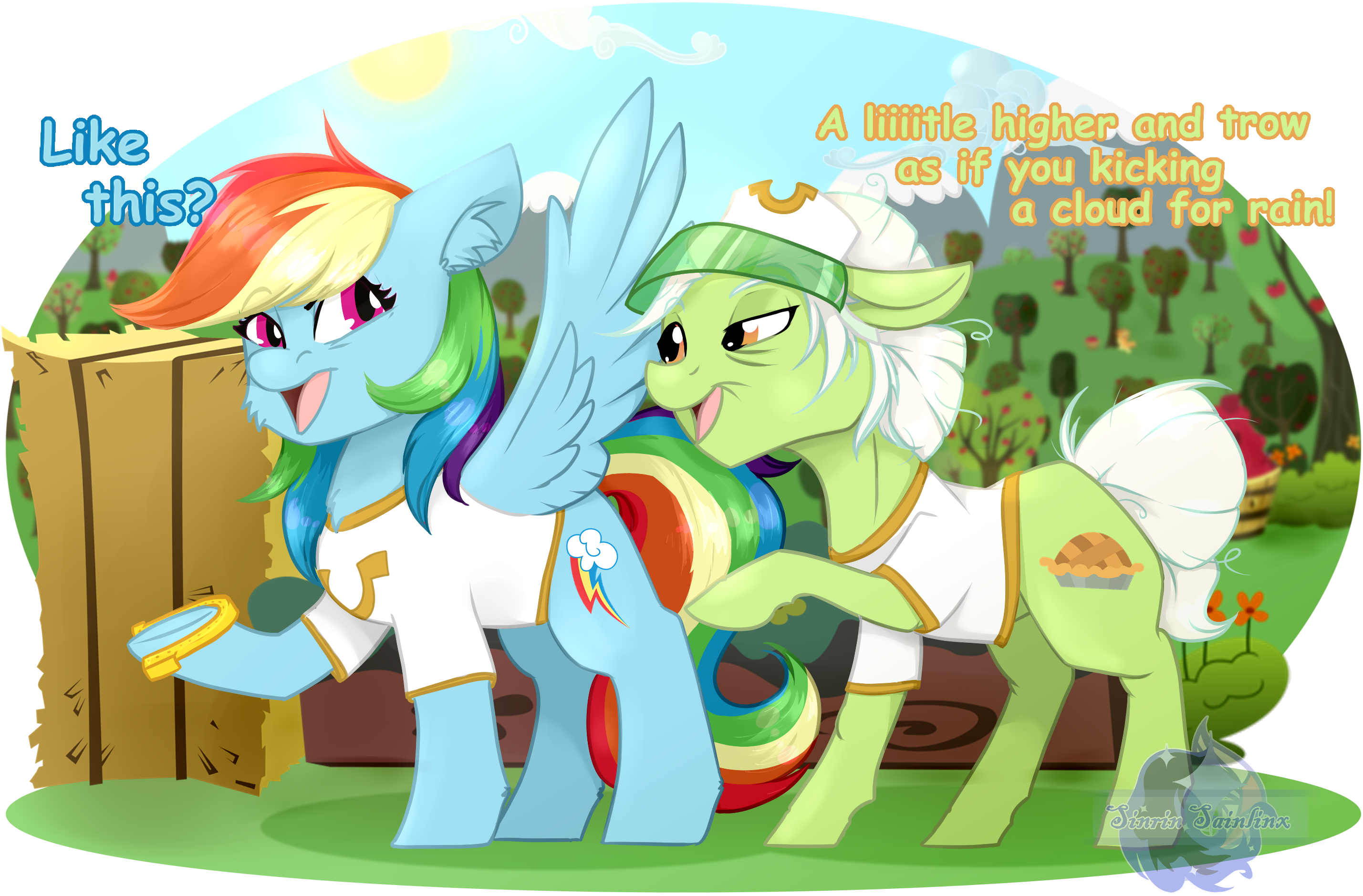 Adorasmith, Apple, Apple Tree, Artist - Cartoon (3000x2000)