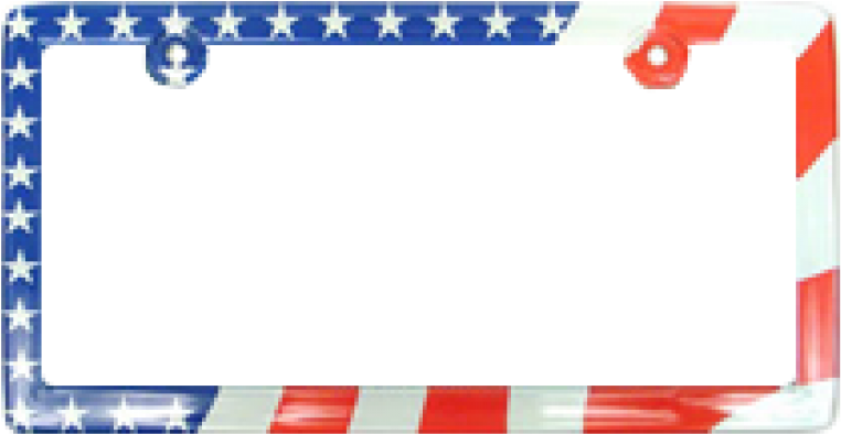 Patriotic License Plate Frame (800x800)