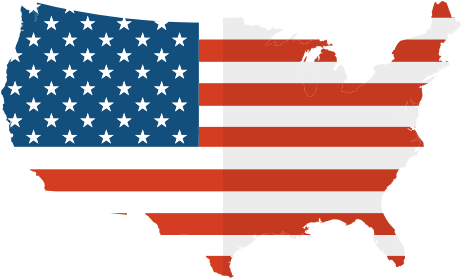 Usa-flag - Map Of Usa With Flag (600x600)