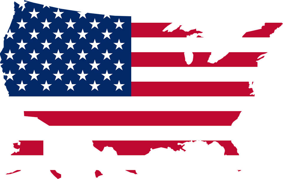 Us Flag Vector 17, - Usa Flag (960x607)