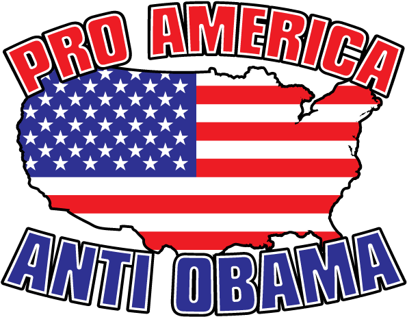 Pro America Anti Obama Usa Flag Gop Conservative Right - Highland Graphics Painted Flag - Large Glass Cutting (733x704)