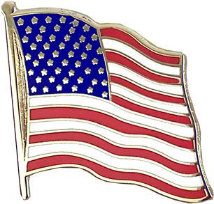 Flag Lapel Pin Usa - Pin's Drapeau Usa (750x469)