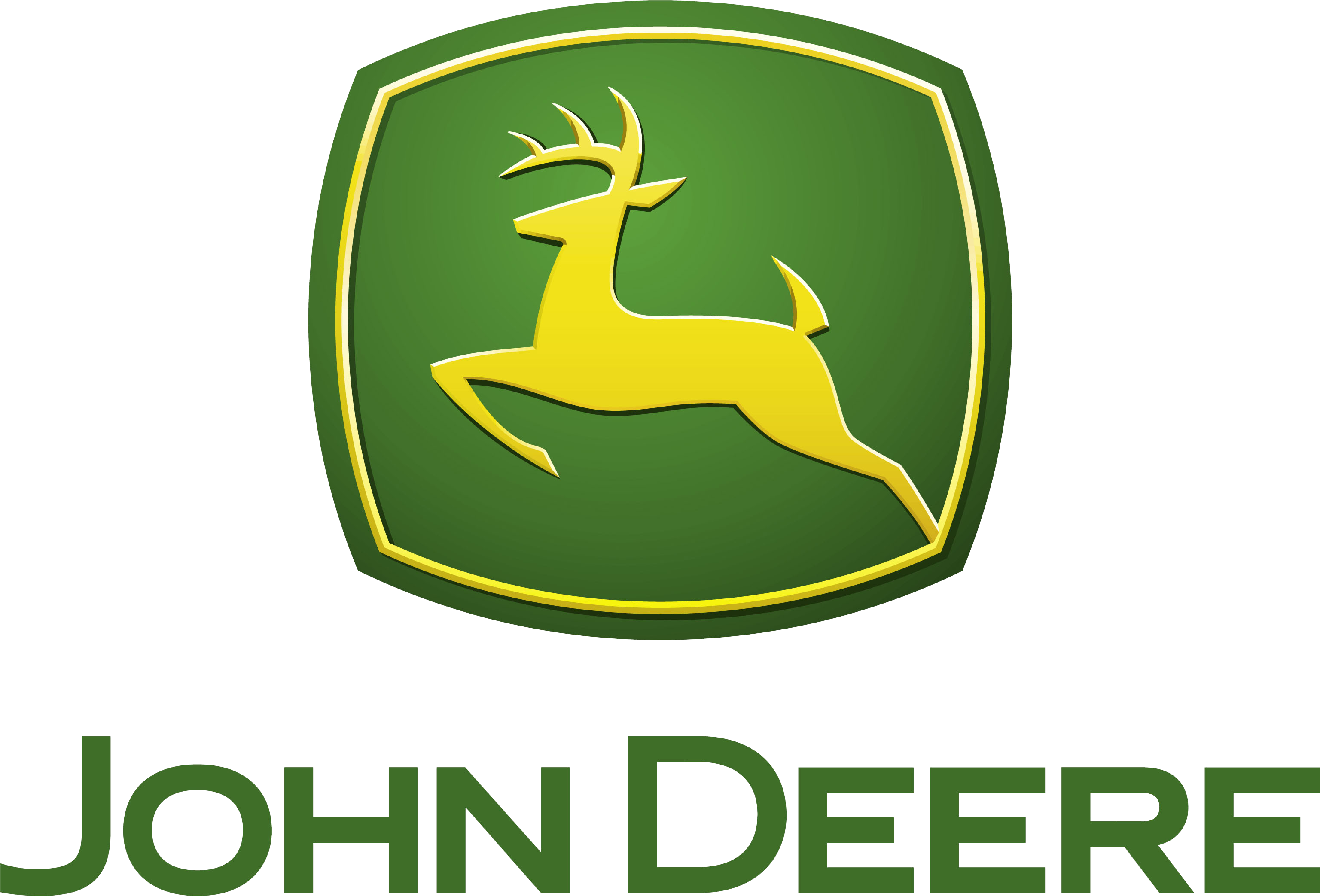 John Deere Tractor Clipart - John Deere Tractors Logo (3200x2200)