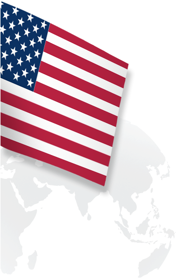 Usa Flag In Penguin Supersilk - Car Mirror Flag (357x579)