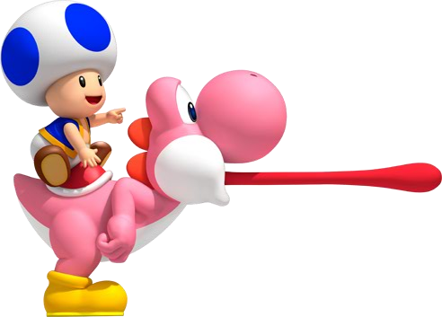 Click To Edit - Pink Yoshi New Super Mario Bros Wii (492x353)
