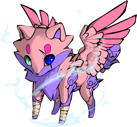 Cherry Blossom Fox Oc By Snowy626 - Cartoon (600x550)