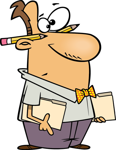 Bookkeeping And Accounting Can Be A Challenge And Headache - Accountant Artclip (442x574)