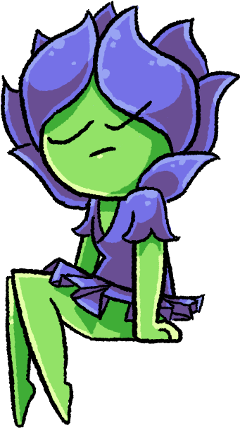 Flower Girl By Vanillabot - Cartoon (512x640)